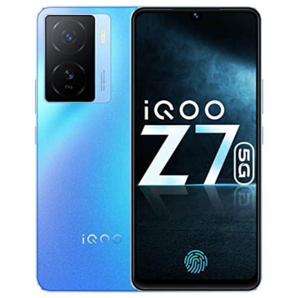 iQOO Z7 5G by vivo (Norway Blue, 6GB RAM, 128GB Storage) | Dimensity 920 5G 6nm Processor | 64MP OIS Ultra Stable Camera | Segment's Brightest AMOLED Display | 44W FlashCharge