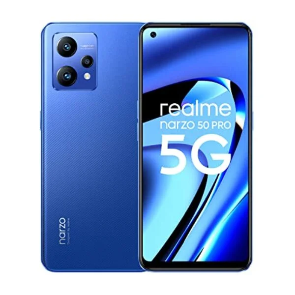 realme Narzo 50 Pro 5G (Hyper Blue 6GB RAM+128GB Storage) Super AMOLED | Advanced Dimensity 920 5G Gaming Processor | 50% Charge in 31 min