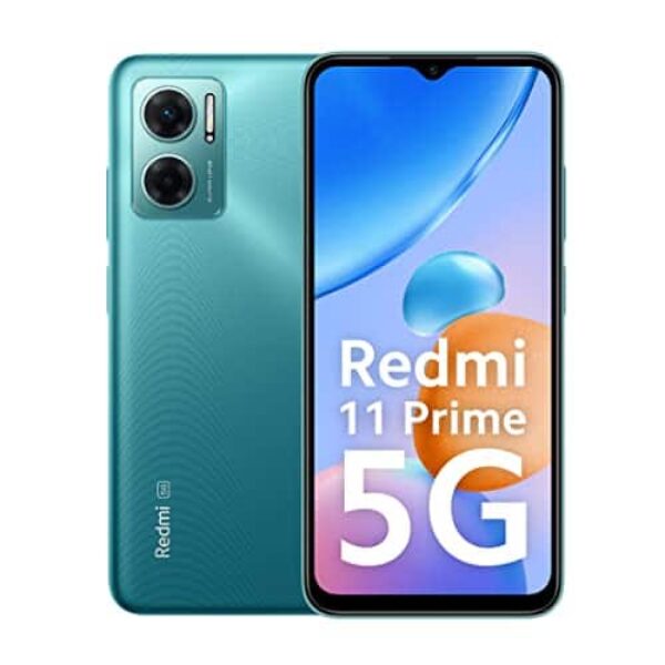 Redmi 11 Prime 5G (Meadow Green, 4GB RAM 64GB ROM) | Prime Design | MTK Dimensity 700 | 50 MP Dual Cam | 5000mAh | 7 Band 5G