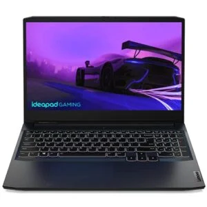 Lenovo Ideapad Gaming 3 AMD Ryzen 5 5600H 15.6" (39.62cm) FHD IPS Gaming Laptop (8GB/512GB SSD/4GB NVIDIA GTX 1650/120Hz/Win 11/Backlit Keyboard/3months Game Pass/Shadow Black/2.25Kg), 82K2025WIN