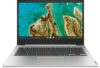 Lenovo IdeaPad Slim 3 Chromebook Intel Celeron N4020 14'' (35.56cm) FHD IPS Touchscreen Thin & Light Laptop (4GB/64GB eMMC/Chrome OS/Upto 10hr Battery/2W x2 HD Speaker/Platinum Grey/1.4Kg), 82C1002SHA