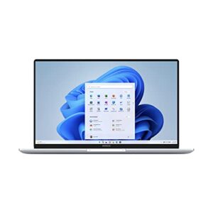 HONOR MagicBook 15, AMD Ryzen 5 5500U 15.6-inch (39.62 cm) FHD IPS Anti-Glare Thin and Light Laptop (16GB/512GB PCIe SSD/Windows 11/ Metal Body/Fingerprint Login/1.54Kg) Mystic Silver