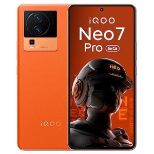 Homepage: Gadgets Today 12 iQOO Neo 7 Pro 5G (Fearless Flame, 8Gb Ram, 128Gb Storage) | Snapdragon 8+ Gen 1 | Independent Gaming Chip | Flagship 50Mp Ois Camera | Premium Leather Design, Orange