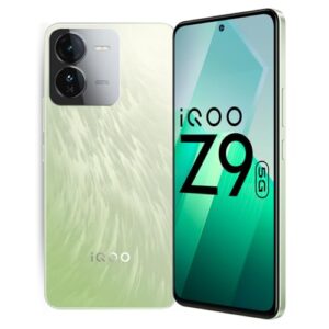 Homepage: Gadgets Today 18 iQOO Z9 5G (Brushed Green, 8GB RAM, 128GB Storage) | Dimensity 7200 5G Processor | Sony IMX882 OIS Camera | 120Hz AMOLED with 1800 nits Local Peak Brightness | 44W Charger in The Box