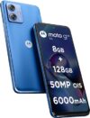 Motorola G54 5G (Pearl Blue Blue, 8GB RAM, 128GB Storage) | MediaTek Dimensity 7020 Processor | 6000mAh Battery with 30W Turbocharging | 50 MP OIS Camera with UltraPixel Technology | 6000 mAh Battery