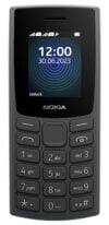 Nokia 110 with Built-in UPI App and Scan & Pay Feature, MP3 Player, Rear Camera, Long-Lasting Battery, and Voice Recorder | Charcoal