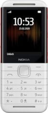 Nokia 5310 Dual SIM Keypad Phone with MP3 Player, Wireless FM Radio and Rear Camera with Flash | White/Red