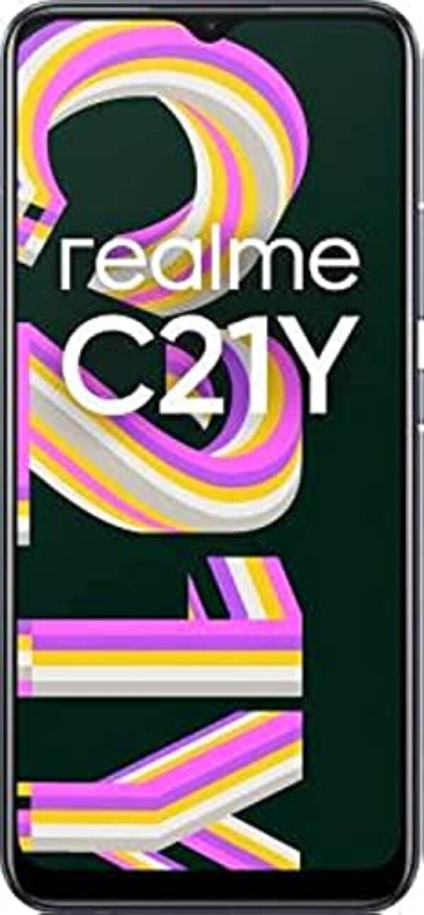 realme C21Y (Cross Black, 3GB RAM, 32GB Storage), Medium