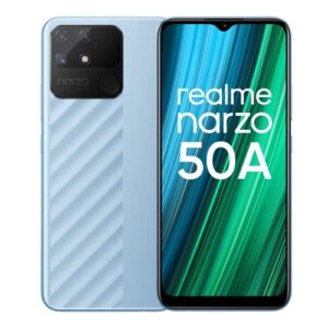 Homepage: Gadgets Today 14 realme narzo 50A (Oxygen Blue , 4GB RAM + 64 GB Storage) Helio G85 Processor | 6000 mAh Battery