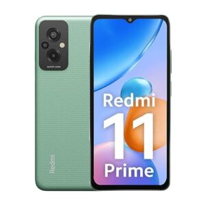 Homepage: Gadgets Today 14 Redmi 11 Prime (Playful Green, 4GB RAM, 64GB Storage) | Prime Design | High Performance Helio G99 | 50 MP AI Triple Cam | 5000 mAh | 22.5W