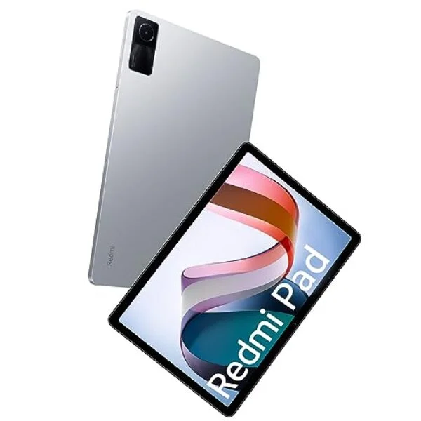 Redmi Pad | MediaTek Helio G99 | 26.95cm (10.61 inch) 2K Resolution & 90Hz Refresh Rate Display | 4GB RAM & 128GB Storage, Expandable up to 1TB | Quad Speaker - Dolby Atmos | Wi-Fi | Moonlight Silver