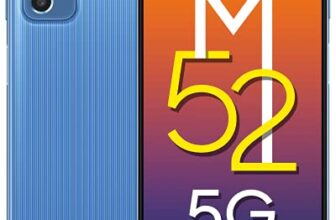 Samsung Galaxy M52 5G (ICY Blue, 8GB RAM, 128GB Storage) Latest Snapdragon 778G 5G | sAMOLED 120Hz Display