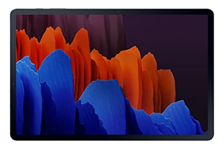 Samsung Galaxy Tab S7+ 31.5 cm (12.4 inch) Super AMOLED 120 Hz Display, S-Pen in Box, Quad Speakers, 6 GB RAM 128 GB ROM, Wi-Fi+4G Tablet, (Mystic Black)