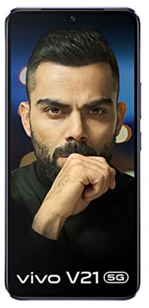 Vivo V21 5G (Dusk Blue, 8GB RAM, 128GB Storage) Without Offer