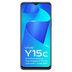 Vivo Y15C (Mystic Blue, 3GB RAM, 64GB Storage) with No Cost EMI/Additional Exchange Offers
